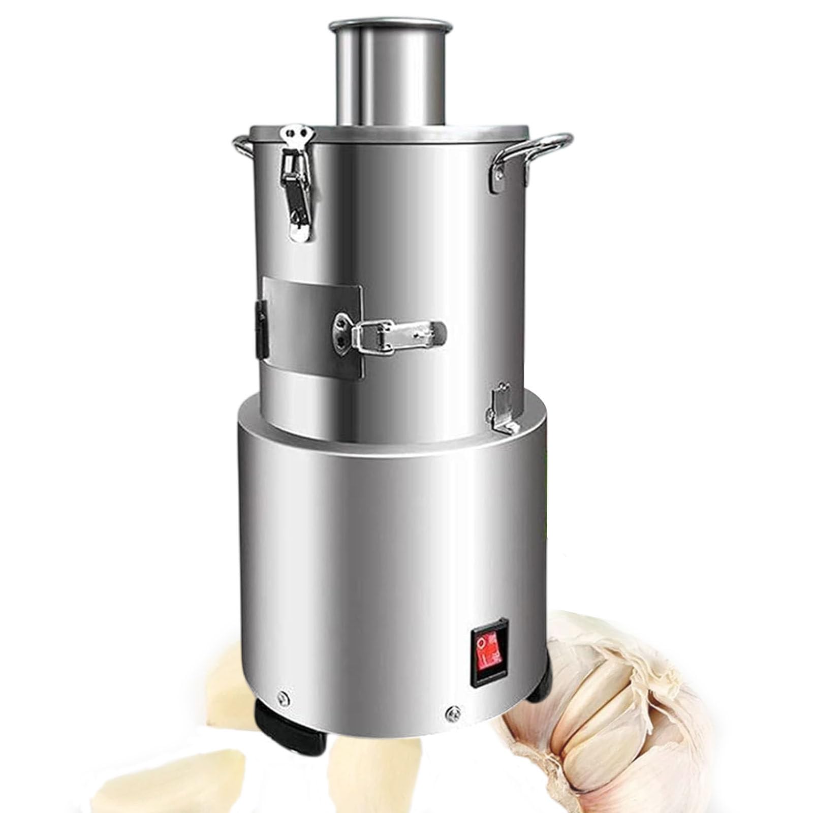 AYCDL Electric Stainless Steel Garlic Peeler, Automatic Whole Garlic Separator with Output 20-35KG/H, Large Capacity Garlic Peeler,