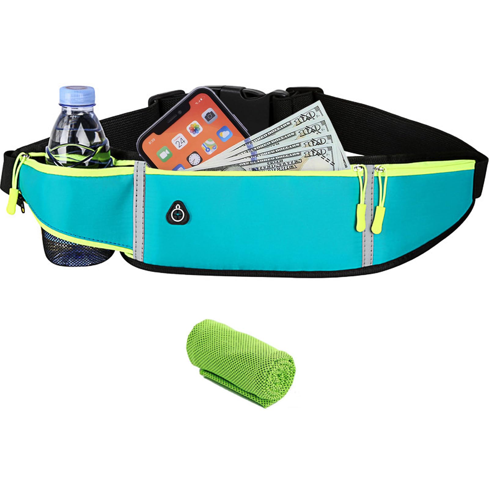 Ceinture Course à Pied Impermeable OUDQFCJ - Sac Banane Sport Téléphone Randonnée Homme Femme
