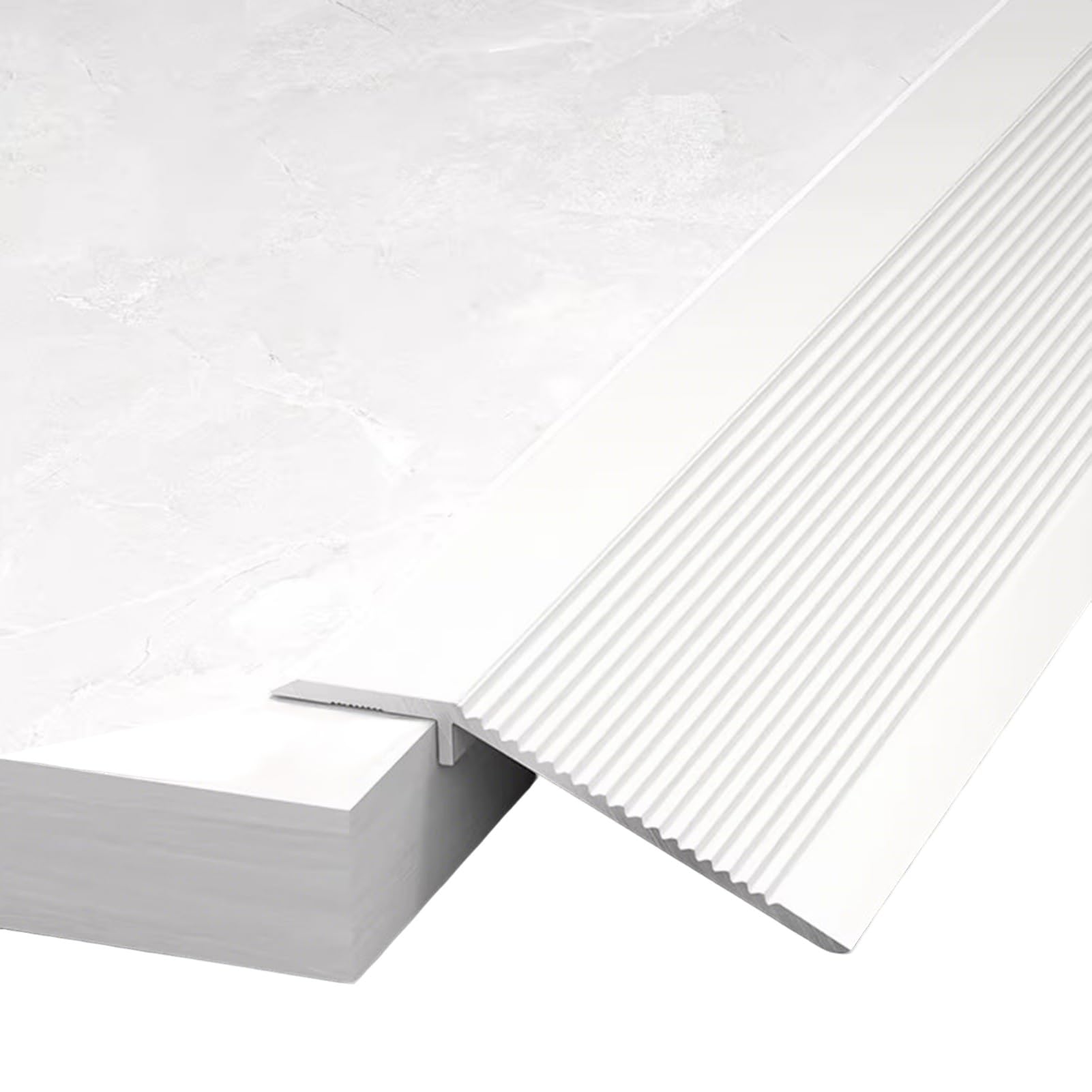 Perfil de transición Perfil De Transición De Aluminio para Suelos, Cubrir Desniveles De Entre 1 y 4 Cm En Rampas De Acceso. Longitud 90 120 150 160cm(165cm/65in)