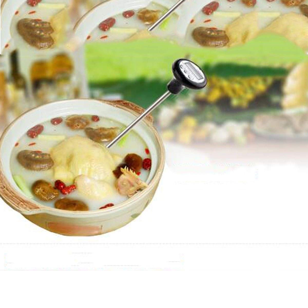 XINGYU Termometro Tipo di sonda Termometro elettronico da Cucina con portapenne Termometro per Alimenti Temperatura dell'Acqua Temperatura dell'olio Misuratore di Temperatura Alimentare