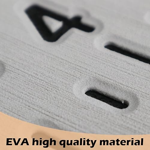 Miniatura 3 de KXKZREN Regla de espuma para peces con fuerte respaldo autoadhesivo de 32 pulgadas y 40 pulgadas, herramienta de medición de pesca impermeable para