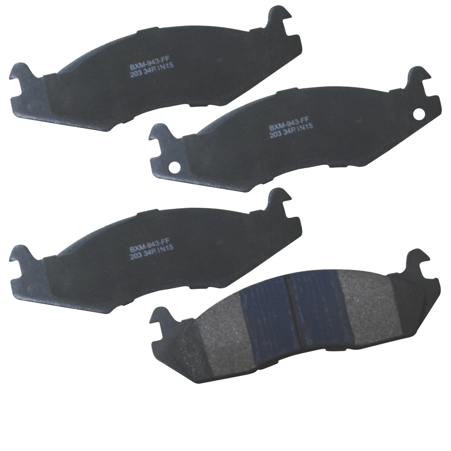 Bendix Premium SBM203 Semi-Metallic Front Brake Pads for Select Models American Motors Concord, Eagle, Spirit, Jeep Cherokee, CJ5, CJ7, Comanche, Scrambler, Wagoneer, Wrangler, VAM Gremlin