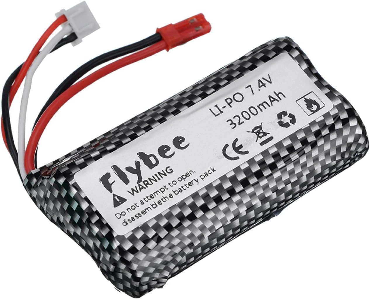 Amazon.co.jp JST プラグ 7.4V 3200mAh 18650 2S リポバッテリー Wltoys A959 MJX F45