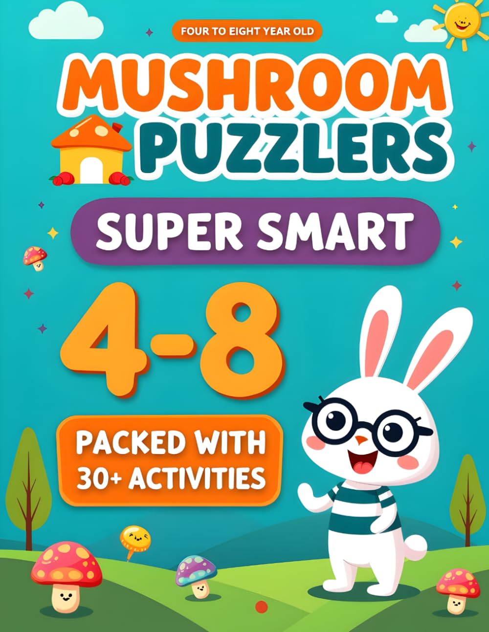 Mushroom Puzzlers: Colorful Brain Games to Boost Focus, Creativity, and Problem-Solving
