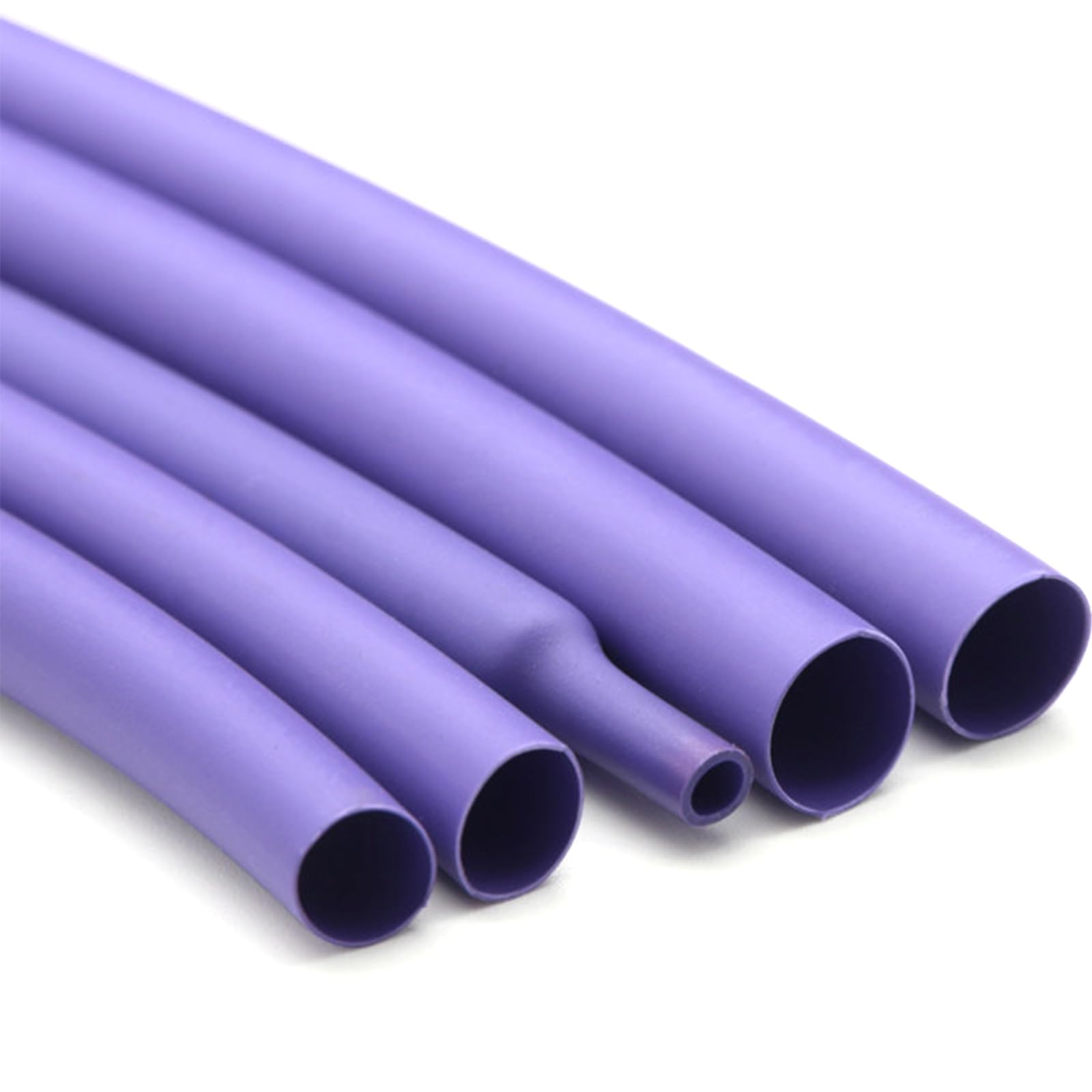 UpGBRF PE Heat Shrink Tubing Cable Shrink Tubing Wrap Purple Tube 2:1 Shrink Ratio for Automotive Wire Harnesses, Length 2 Meters,Diameter:7mm