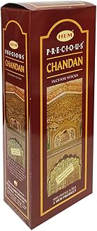 TRUMIRI Precious Chandan (Indian Sandalwood) Incense Sticks and Incense Stick Holder Bundle Insence Insense Hem Incense Sticks