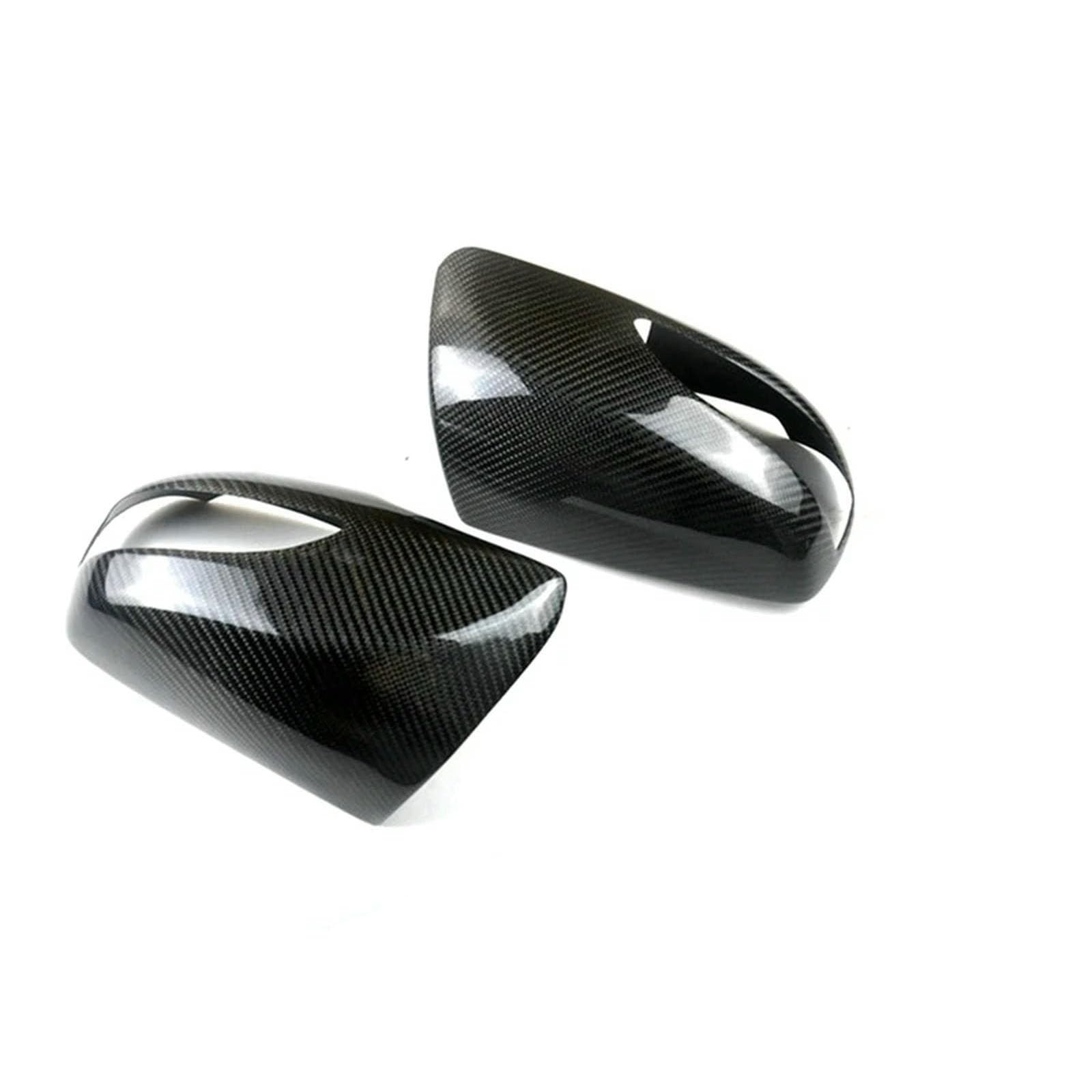 HOBKEY Rearview Mirror Cover ABS Carbon Fiber Style, For Hyundai Genesis Rohens Coupe 2008-2012