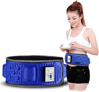 Slimming Massage Belt Machine, Vibro Slimming Belt Body Shaper, Electric Vibrating Massager Slimming Belt with 5 Motors et 20 Magnets Weight Loss Machine for Women and Men