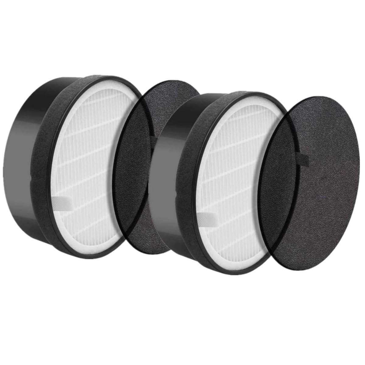 YanBan 2 Pezzi di Ricambio Filtro Hepa per Levoit Purificatore Aria Levoit LV-H132 LV-H132-RF, Parti di Filtro Carbonio Attivato Parte Purificatore Aria Pulizia