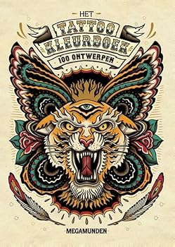 Paperback Het tattoo kleurboek [Dutch] Book