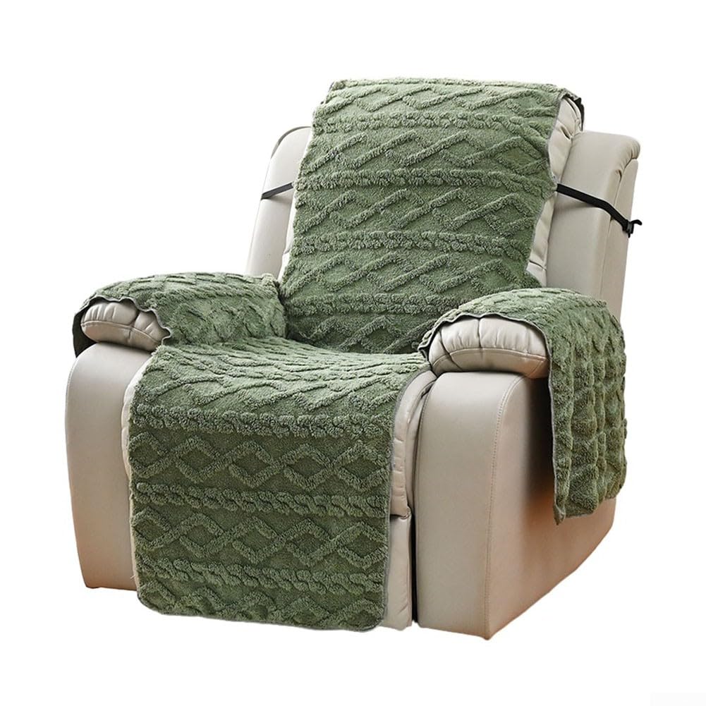 Funda de sillón jacquard doble cara terciopelo elástico gris para salones exclusivos