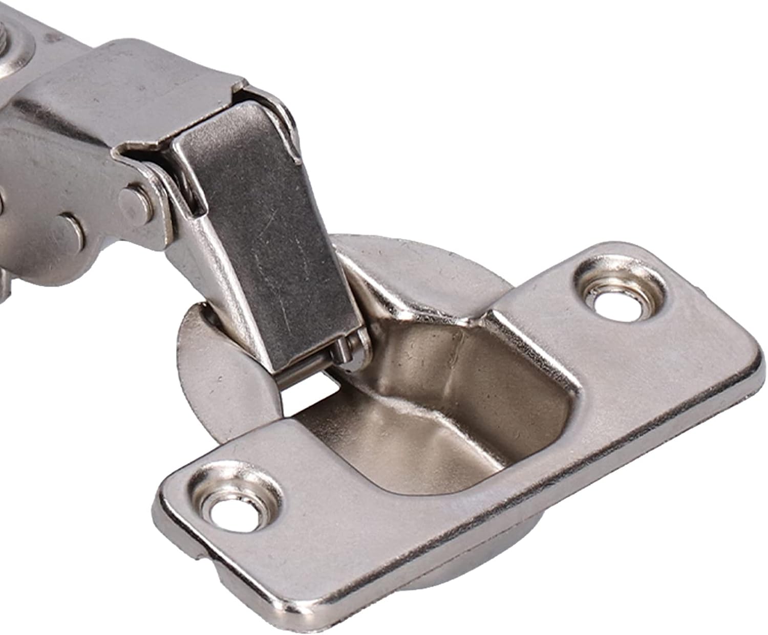 Hinges Door Hinges,Doors Closer Hinges,Doors Folding Butt Flip Hinges,Soft Close Cabinet Door Hinges,2 Sets Overlay Kitchen Cabinet Hinges Concealed Iron Hinge 103 Degree Silent Spring for Kitchen Cab