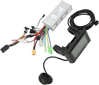 Aoutecen Kit de controlador sem escovas para bicicleta elétrica, 48 V 60 V 500 W dissipação de calor controlador de motor elétrico kit de ecrã LCD fácil de instalar profissional para bicicleta