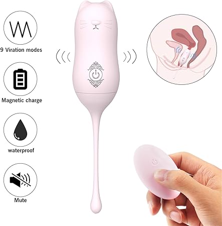 Vibrador de huevo vibrador de 9 funciones con control remoto ...