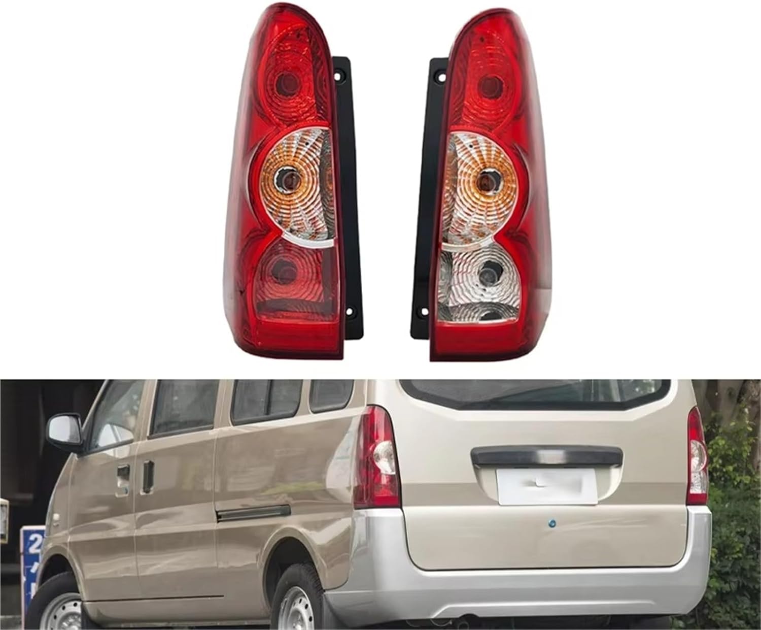 Side Tail Light Rear Lamp For WULING For Chevrolet Car Rear Tail Light Turn Signal Brake Indicator Lamp Taillamp Assembly Stop With Bulb