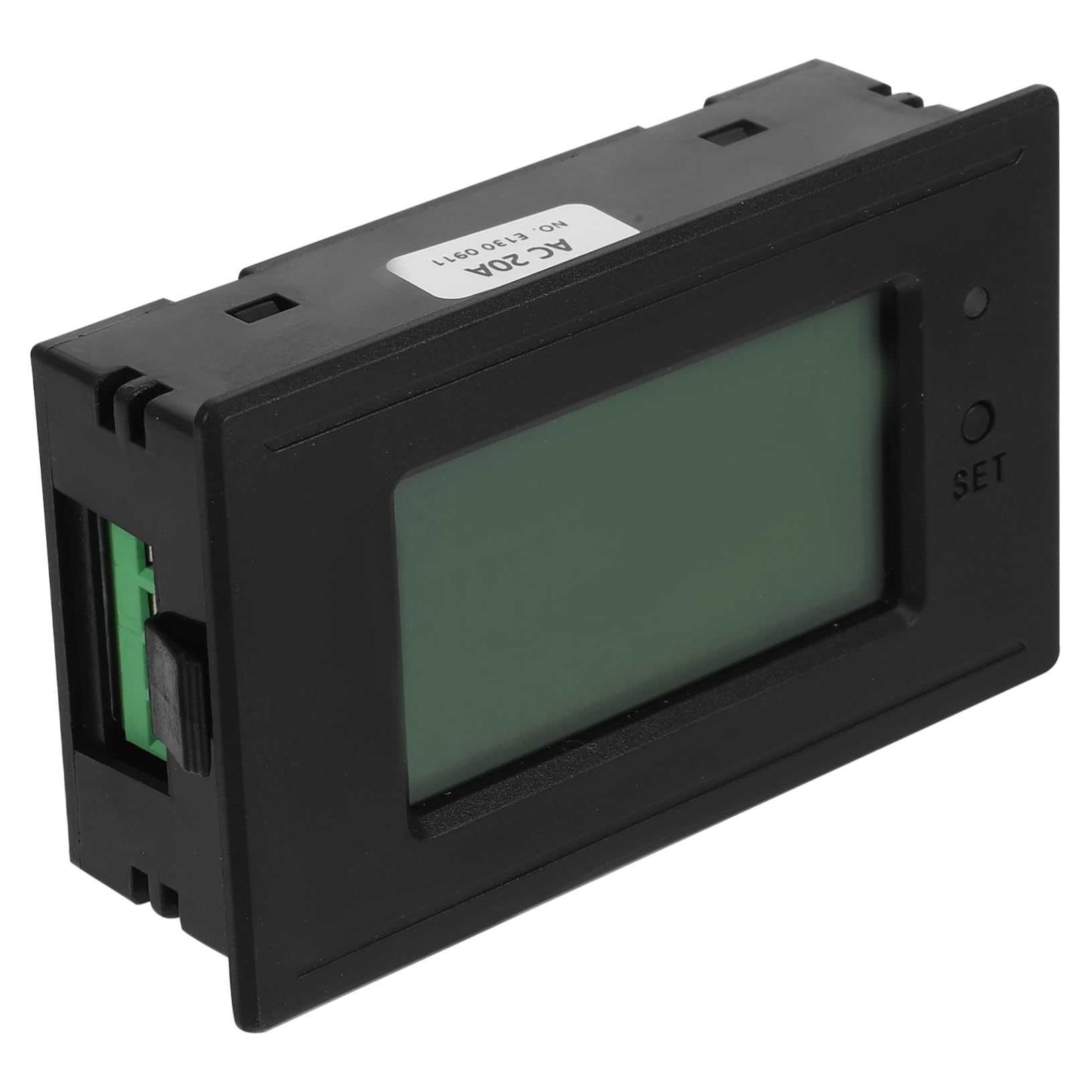 Hemobllo 3pezzi Contatore Energetico Digitale Lcd Per Casa Misuratore Di Tensione e Monitoraggio Consumo Energetico Reale Facile Installazione e Uso