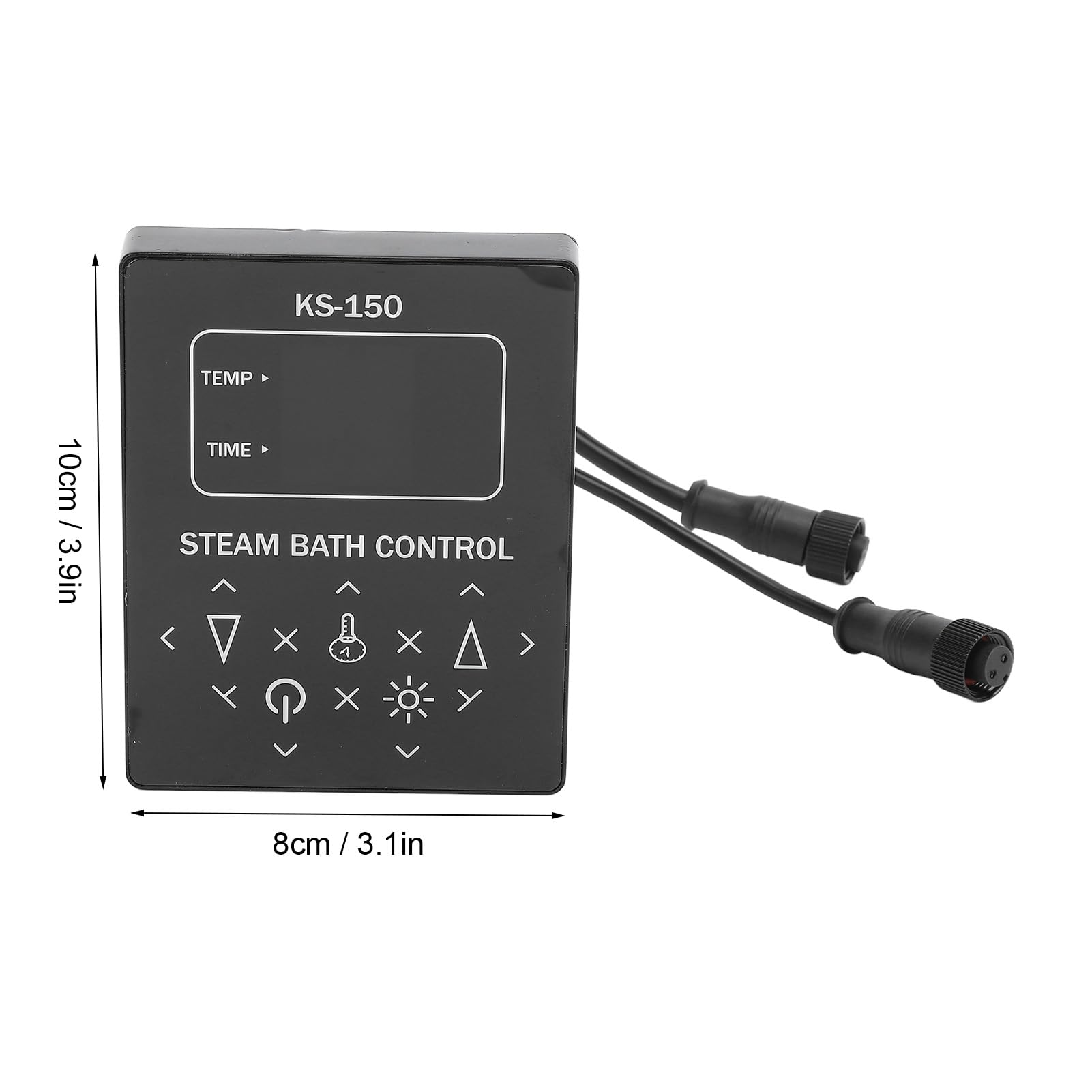 Fdit Panel de Control de Sauna Pantalla Digital de 220 V, Controlador de Pantalla Táctil con Función de Temporizador para Sala de Sauna, Hecho de Material Plástico de Primera Calidad