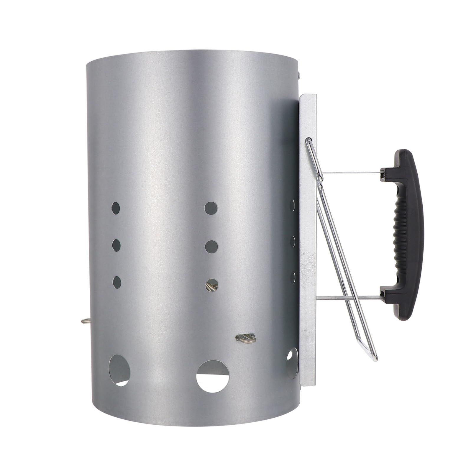 Barile Accendi Carbone in Galvanizzato Fori di Ventilazione Ampi per Barbecue Esterno, per Creare Un'atmosfera Estiva Accensione Rapida e Pratica
