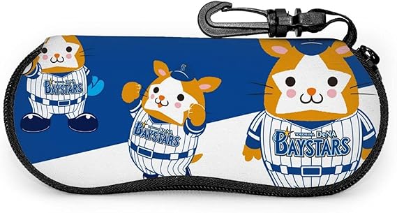Amazon Xiix 横浜denaベイスターズ メガネケース 眼鏡ポーチ サングラス 小物入れ コンパクト 筆箱 多機能収納ケース ジッパー付き フック付き ファスナー式 眼鏡小物 通販