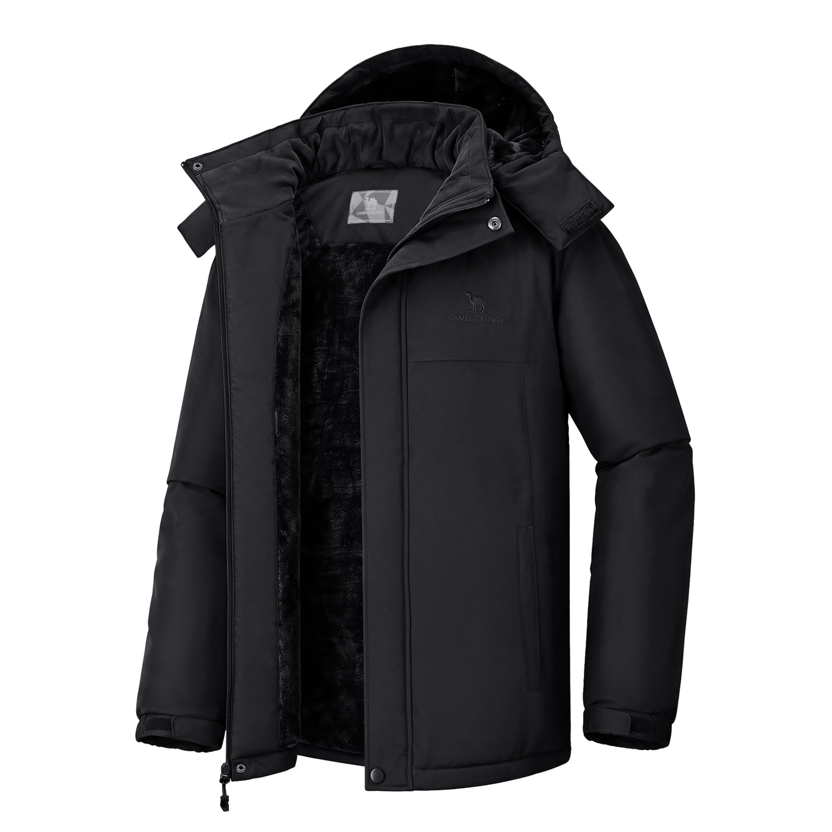 Men's Mountain Ski Snow Jacket Waterproof Winter Coat Snowboarding Windbreaker Windproof Warm Hooded Snow Coat
