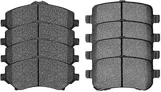 AutoShack SCD1273-1326 Front and Rear Ceramic Brake Pads Set 8pcs Replacement for 2008-2012 Dodge Grand Caravan 2009-2012 Journey 2008-2012 Chrysler Town & Country 2009-2012 VW Routan 3.6L V6 AWD FWD