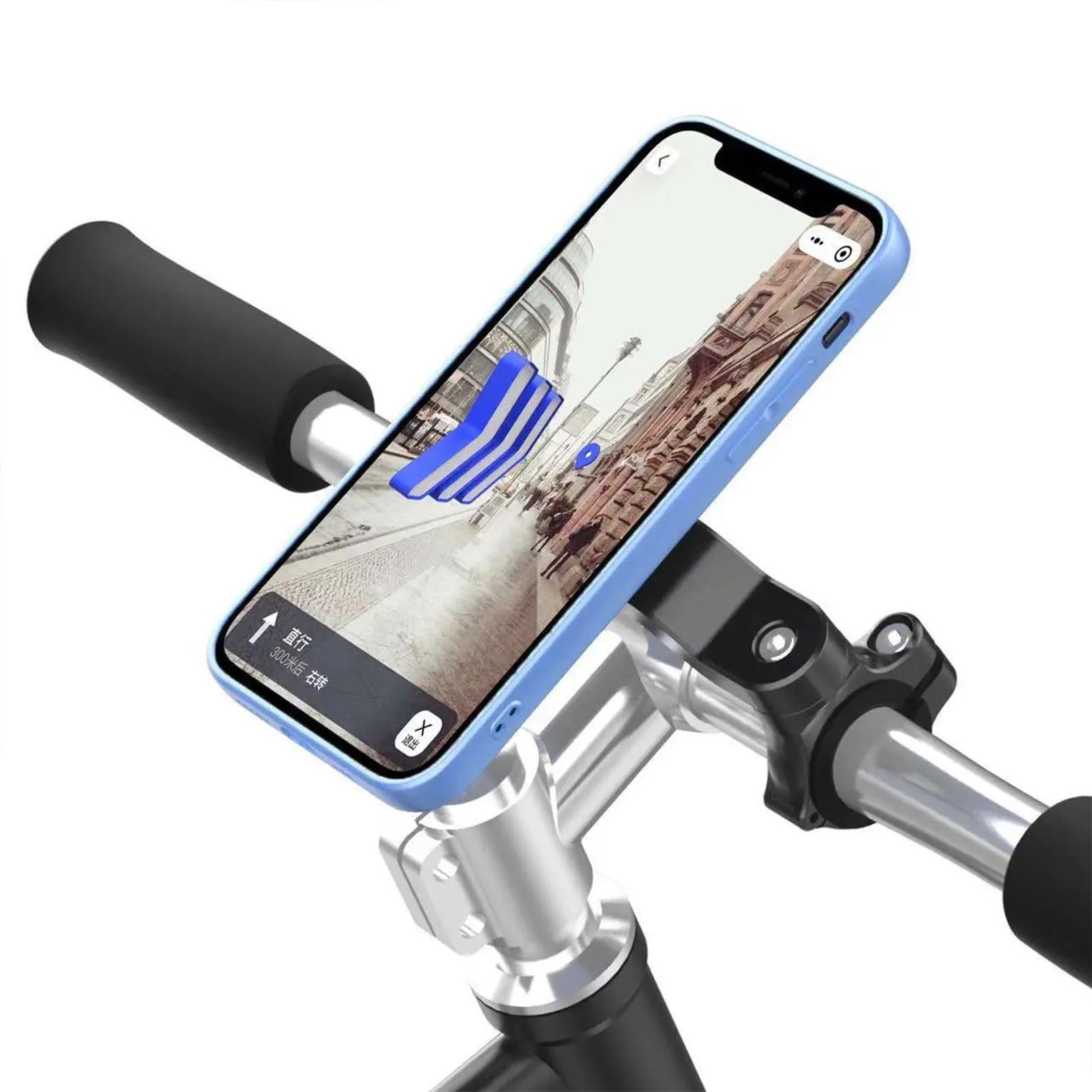 Universal Adapter Kompatibel mit für Quad Lock Quickmount Halterung für Smartphone Motorrad Fahrrad Auto Zubehör Langlebige und sicher Smartphone Halterung (Schwarz)