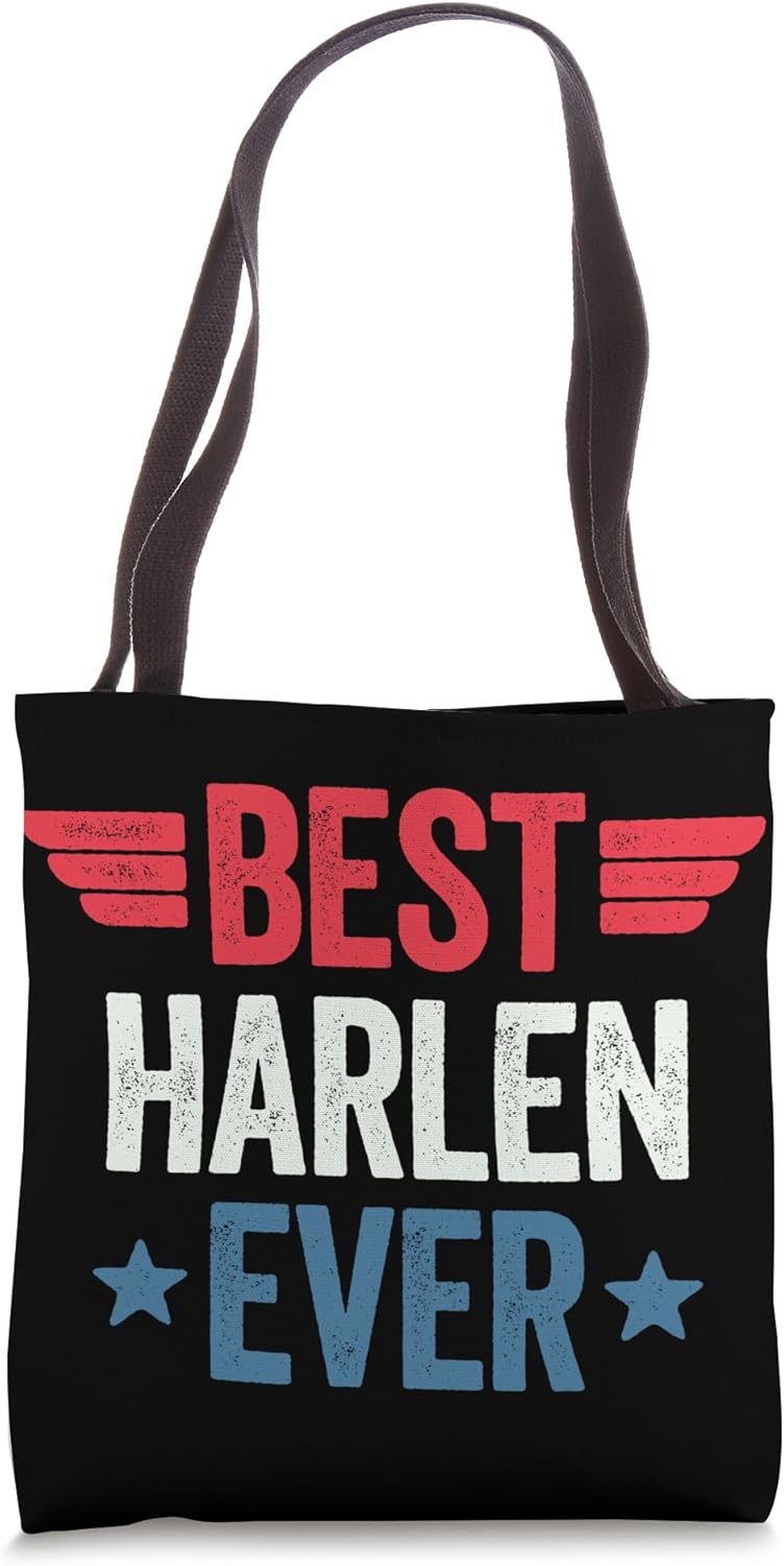 Best Harlen Ever Tote Bag Clothing, Shoes & Jewelry