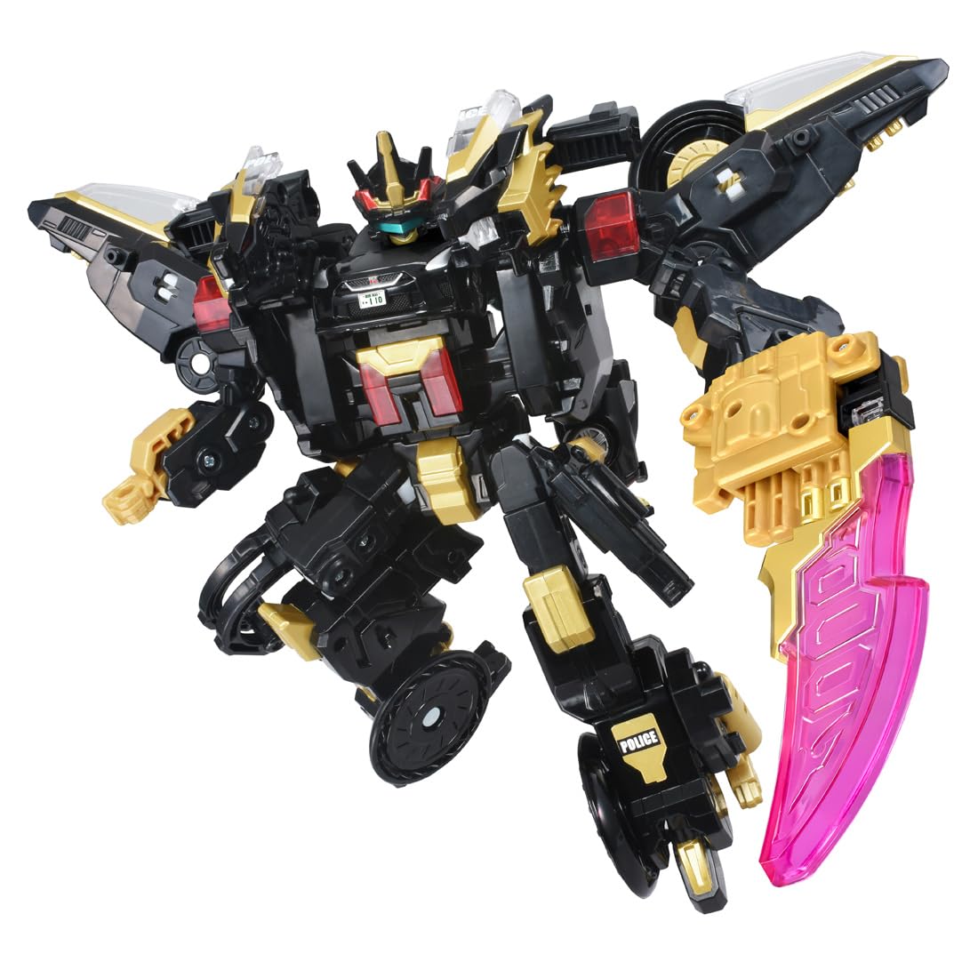 タカラトミー(TAKARA TOMY) トミカ ジョブレイバー TJBDX ライジングポリスブレイバーZERO デカライドアーマー 黒バイDXセット ミニカー おもちゃ 3歳以上