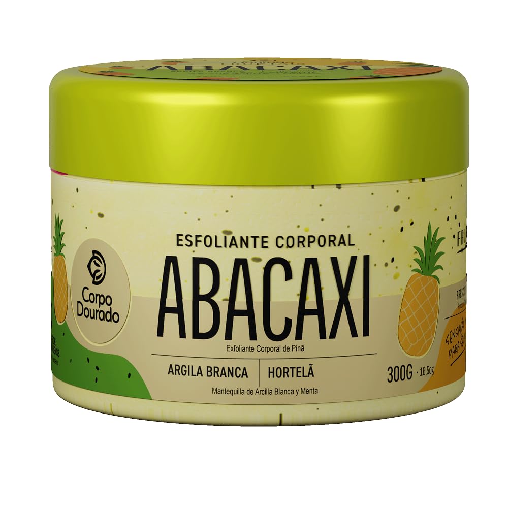 Corpo Dourado - Esfoliante Corporal Fruktais - Abacaxi com Hortelã - 300g