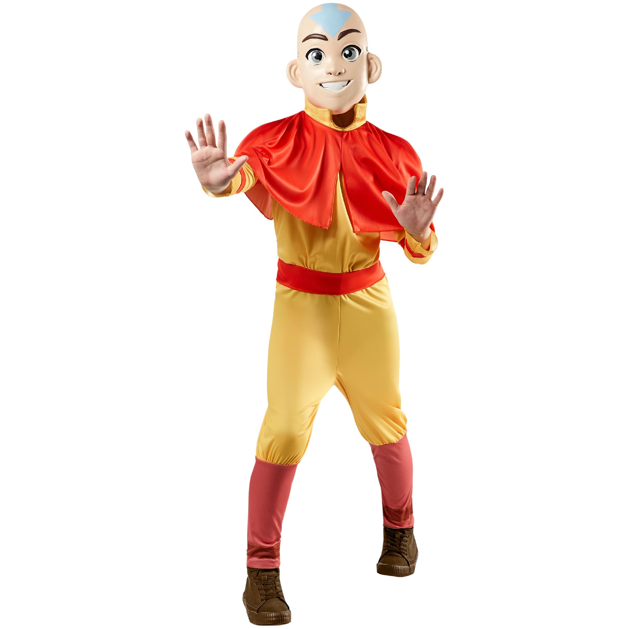Rubies Official Avatar The Last Airbender Aang Child Costume, Kids Fancy Dress, Size Age 11-13 Years Halloween