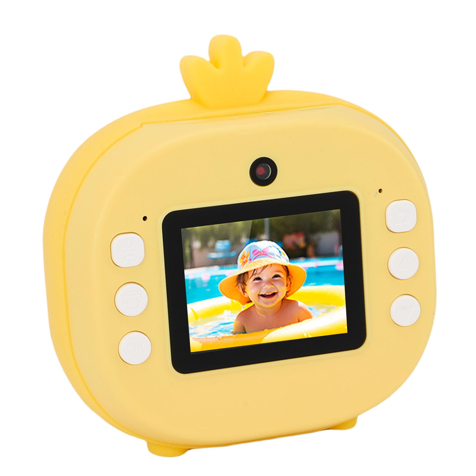 48MP Kids Camera Instant Print with 2 Rolls Print Paper Front Rear Dual Cameras HD Screen Thermal Printing Black and White Photo Christmas Birthday Gifts-image-35
