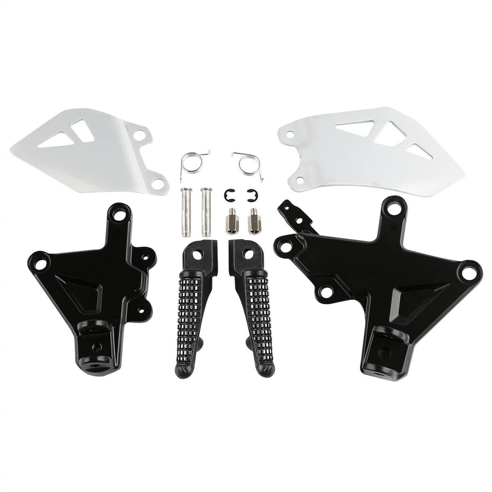 Accesorios para clavijas Estribos Delanteros Para Motocicleta, Pedales, Reposapiés, Soportes Para Kawasaki Ninja ZX10R ZX 10R 2011-2017 2016 2015 2014 2013 2012