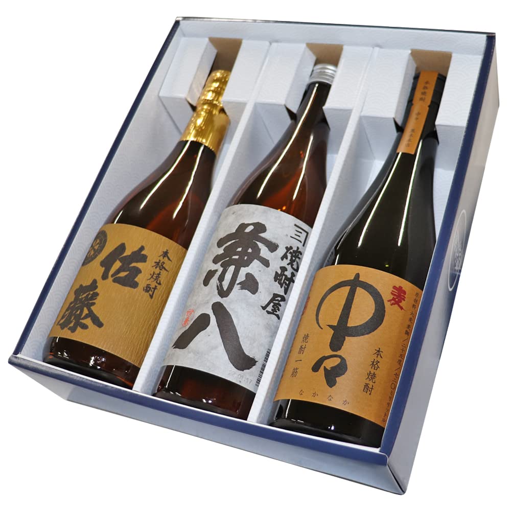高額商品 佐藤麦 兼八 飲み比べセット Amazon.co.jp: 銘酒撰 人気麦焼酎 飲み比べセット 佐藤 麦 兼八 中々