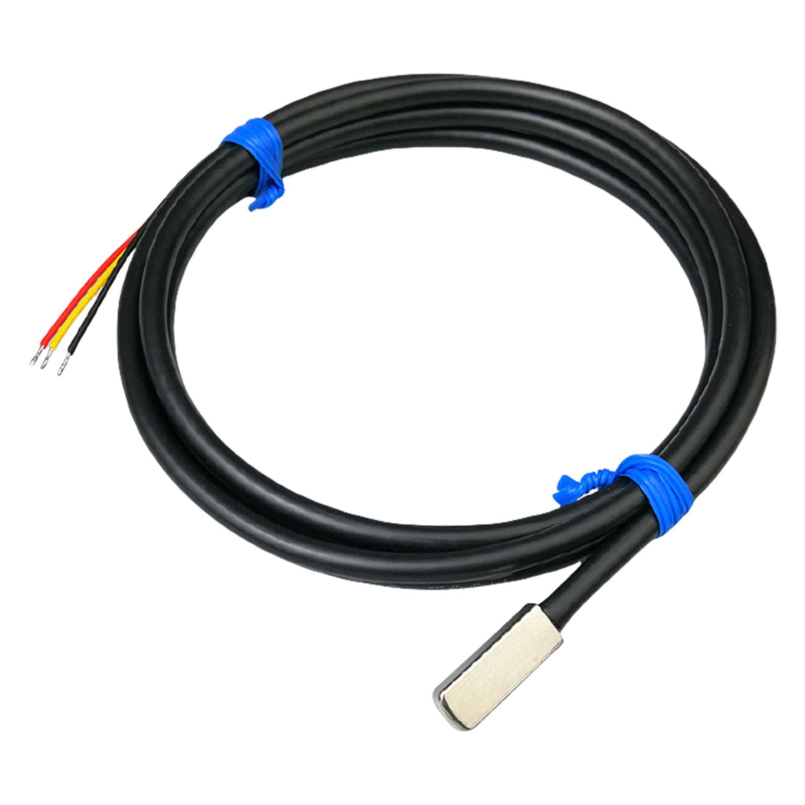 Jazuaiao Standard Thin Temperature Probe With Double Shielded Wire 55℃~125℃ Ranging For Home Equipment Maintenance None Drilling Require None Invasive Industrial Temperature Monitor