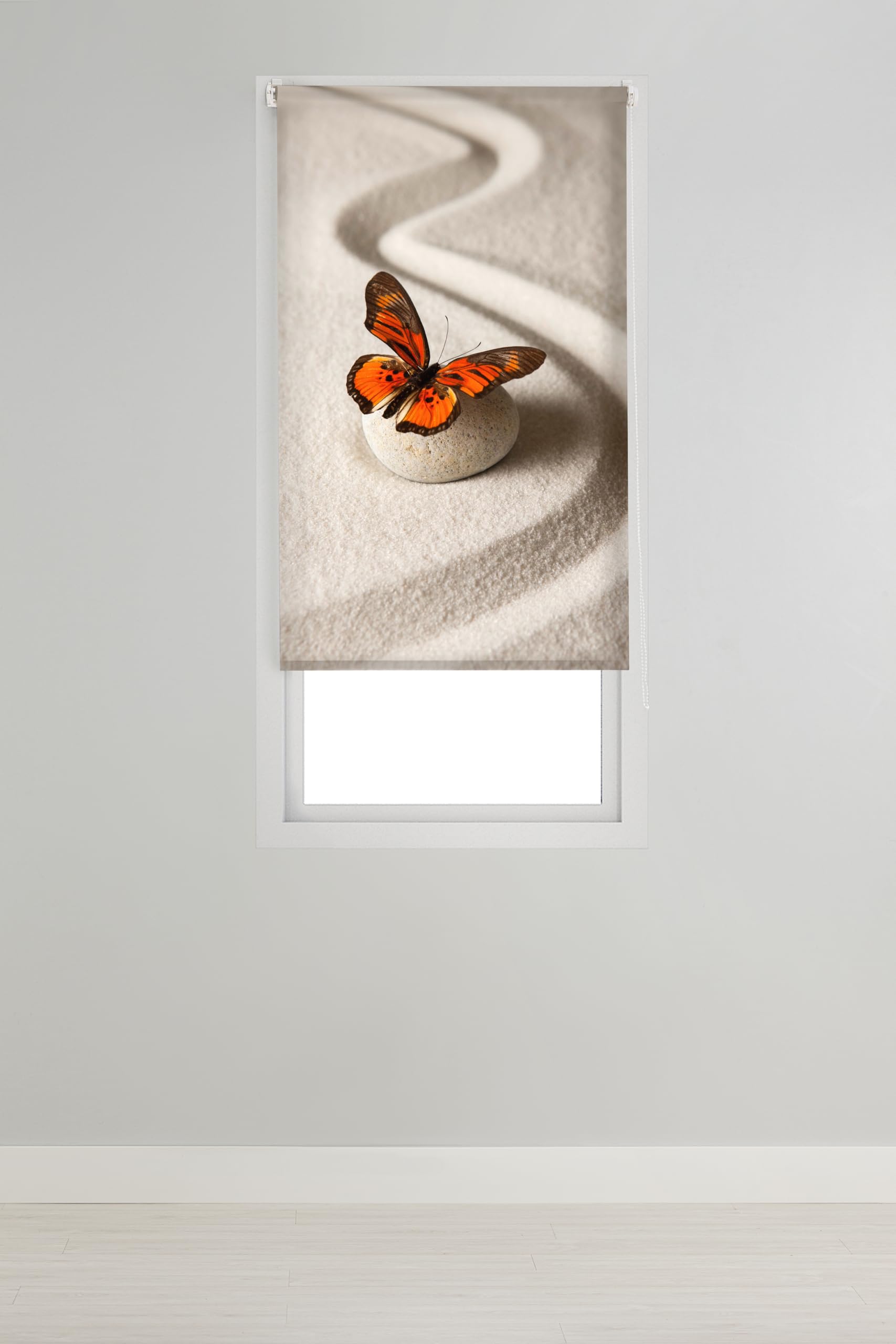 Estoralis | Zen | Estor Enrollable Diseño Moderno | Translúcido Estampado Digital | Modelo Z-4517 | 130 x 180 cm (Ancho/Alto) Tamaño Tela 127 x 175 cm | Estores para Ventanas y Puertas