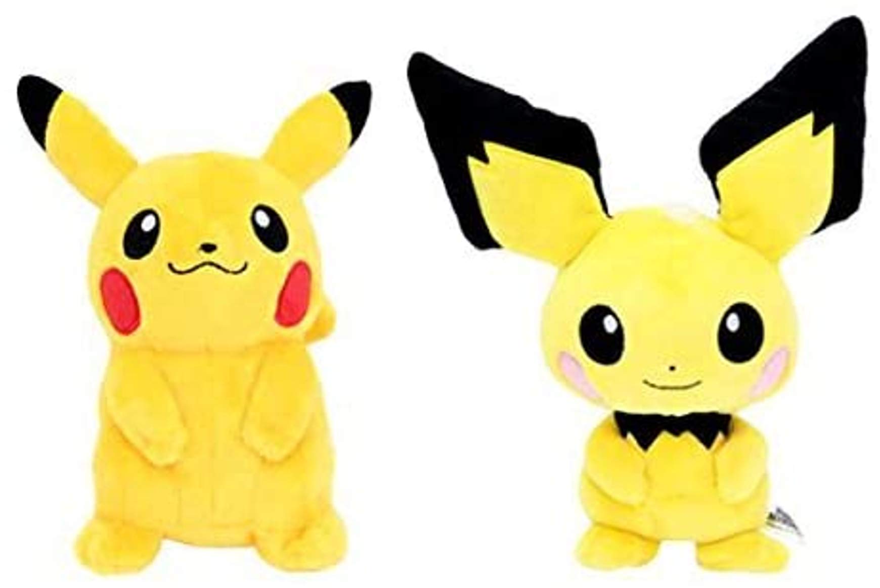 Amazon.co.jp: ポケットモンスター ピカチュウ&ピチュー ぬいぐるみ(S 
