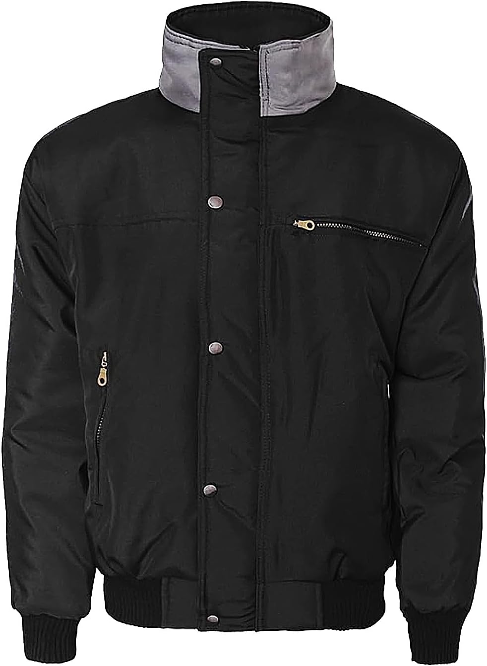 Gal Moda New Mens Lined Warm Sky Diver Bomber Work Winter Padded Classic Work Coat Jacket