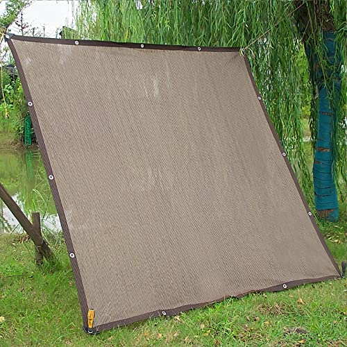 LXBche Sun Shade Sail, 90% Sunblock Shade Cloth UV Resistant Net Tear-Resistant Garden Shade Mesh Tarp for Greenhouse Patio Lawn Flower Plant (Color : A, Size : 7x10m)