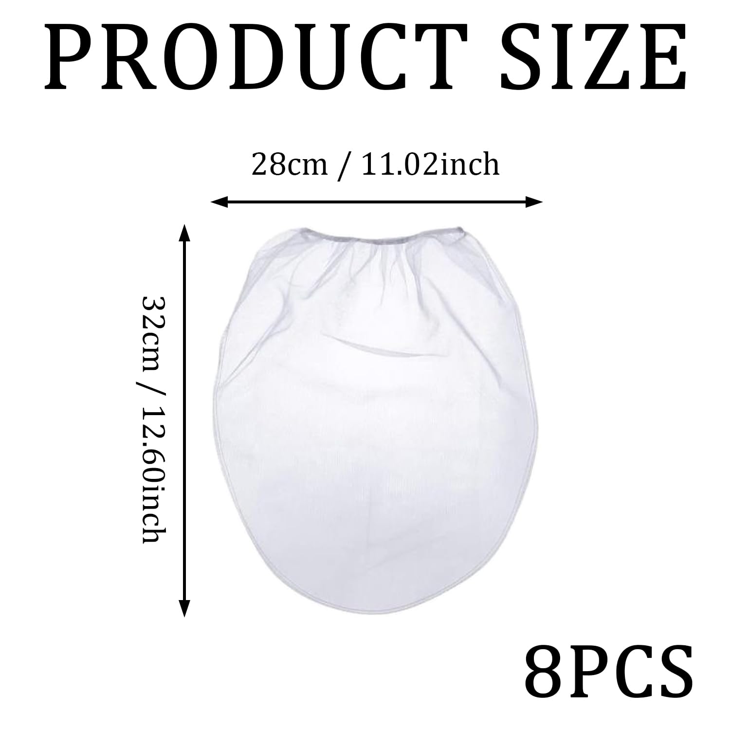 Bolsa Filtro Pintura 8 Piezas 1 Galón Malla Fina Filtración Líquidos