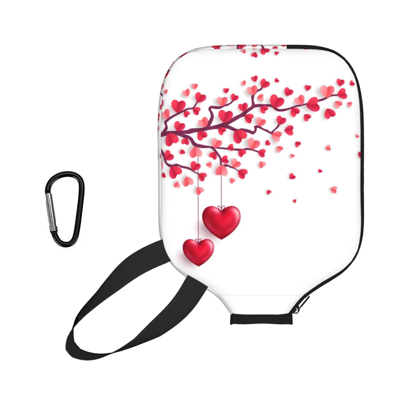 ESNAIUVCD Romantic Hearts Leaves Tree Print
