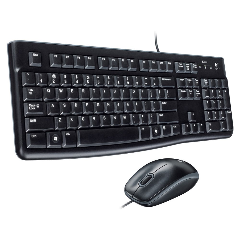 Logitech MK120 con cable, el combo ideal de teclado y ratón para trabajar sin cortes 5