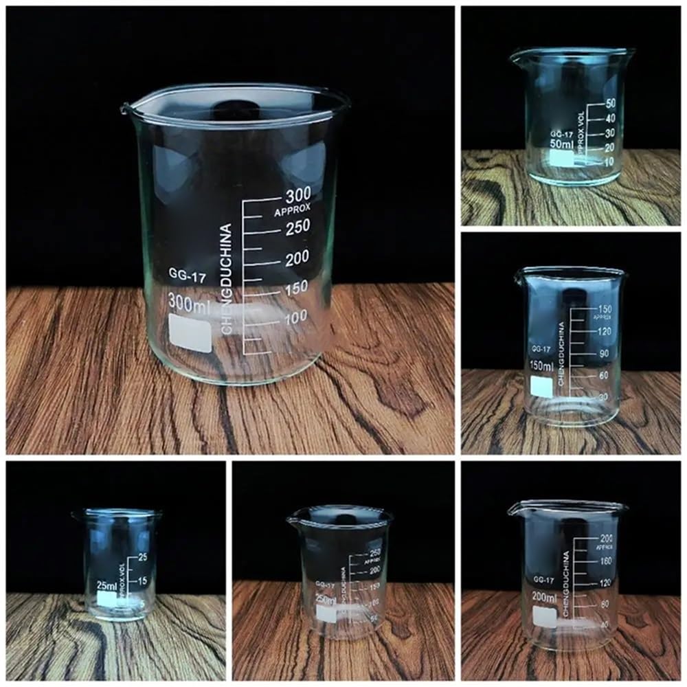 Laborgeräte und -ausrüstung 1 STÜCKE 200 ml Bis 2000 ml Laborglas Bechergrößen Experiment(2000ml)