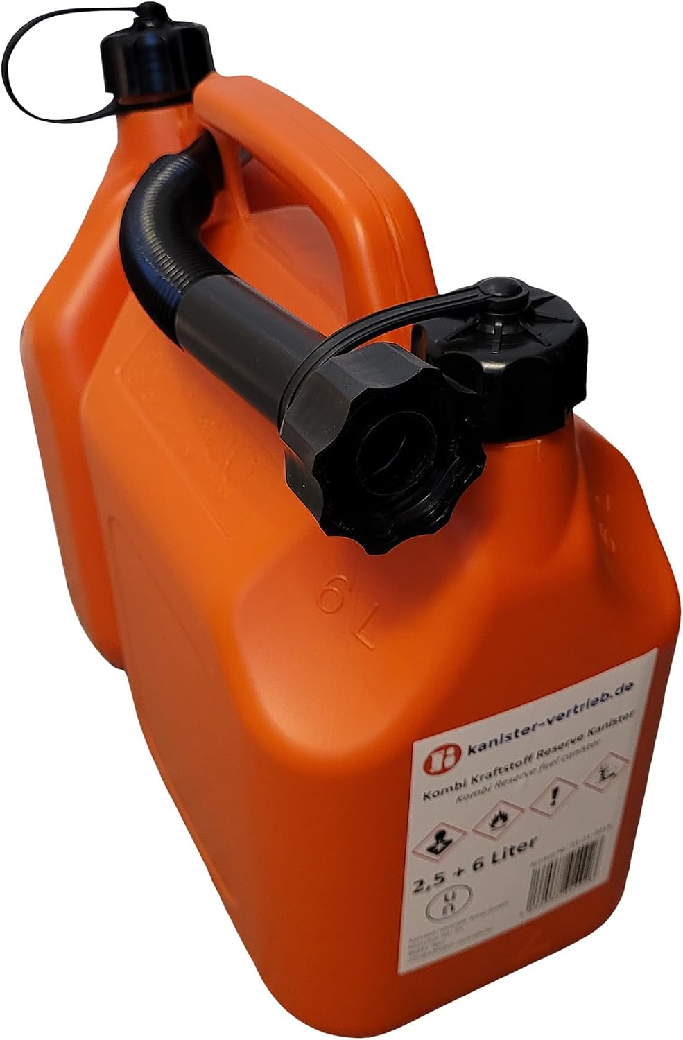kanister-vertrieb® 2 taniche da 20 l, blu, con 1 rubinetto