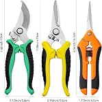 Ensemble de classe de taille professionnelle - Kit d'outils de jardin en acier inoxydable Ergonomic Design
