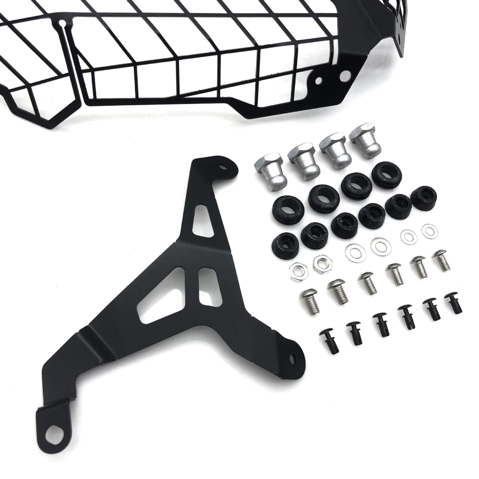 Motorrad Scheinwerfer Schutzgitter Grillabdeckung Edelstahl Schutzabdeckung Und Rostfrei für VERSYS650 2015-2020 Motorradpflege Frontschutz