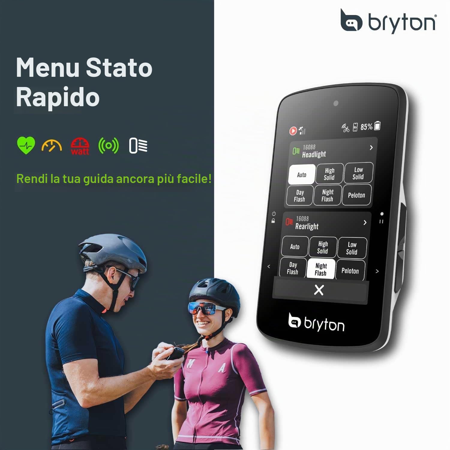 Bryton Rider 750SE Computer GPS touch screen LCD 2,8 pollici, scheda UE offline, radar, 40 ore batteria, navigazione curva