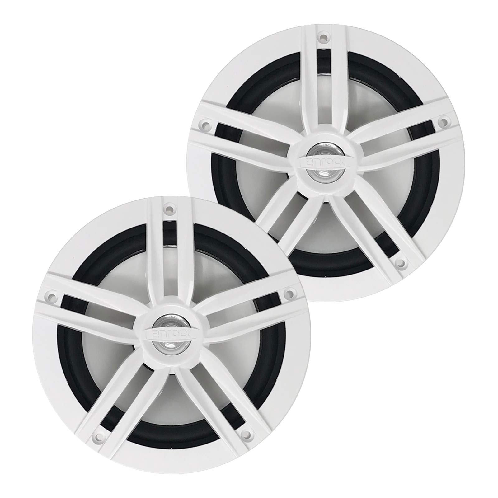 EnrockMarine EM265W Pair 2-Way 180-watt (180W) High-Performance Water-Resistant Loudspeaker, 6.5