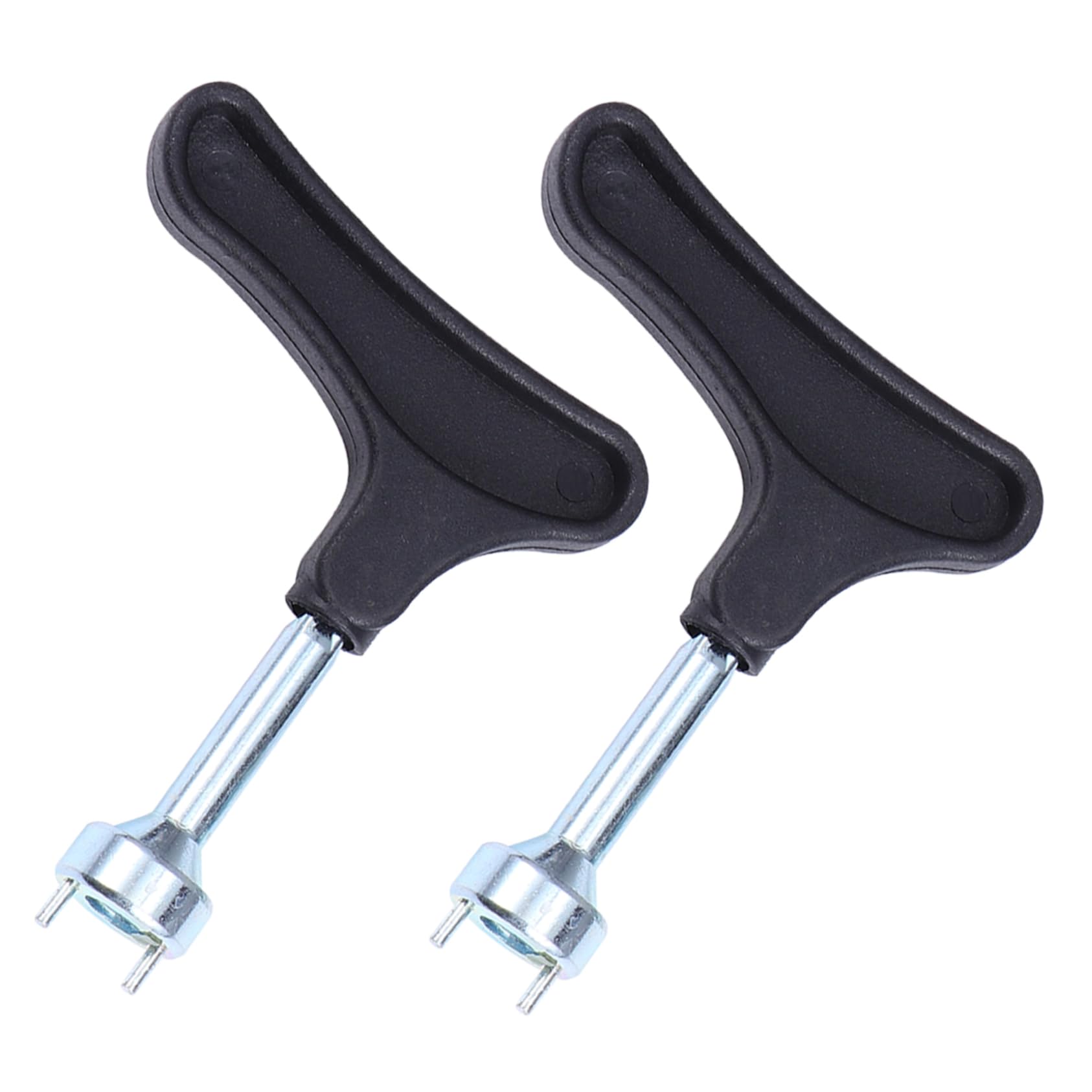 Totority Golf Shoes Spike Removal Tool 2pcs Nail Lifter T-handle Wrench for Installation and Removal
