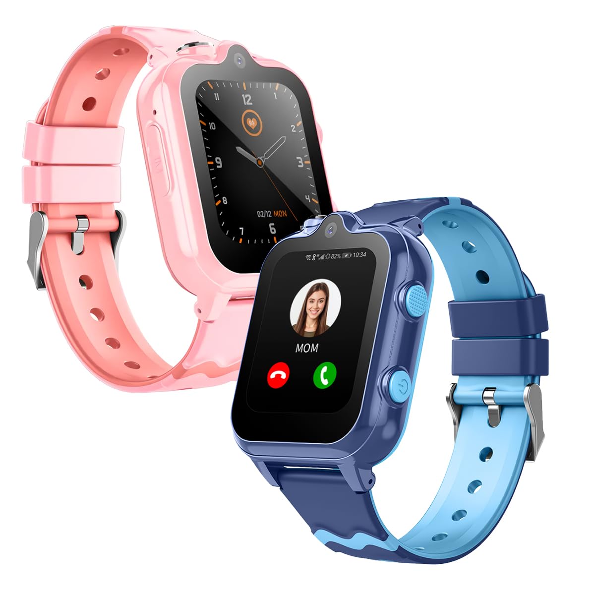 Smartwatch Infantil 4G – GPS de Alta Precisión, Doble Cámara, Videollamadas HD, Batería Extendida 1000mAh y Zonas de Seguridad – Color Negro