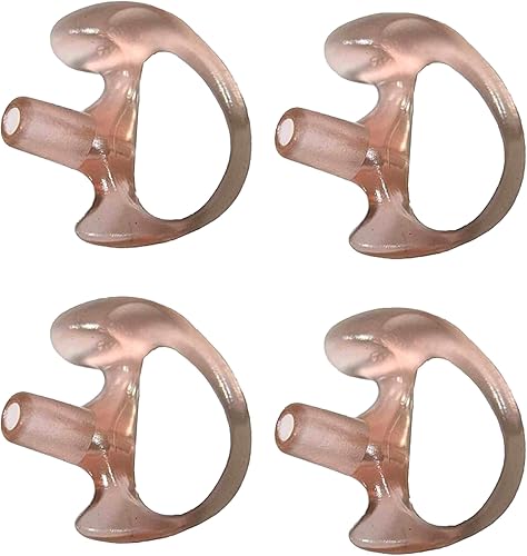 Miniatura 3 de Ear Phone Connection Juego de 2 auriculares de radio de silicona suave grande para oreja izquierda, inserción de Earmolds, auriculares